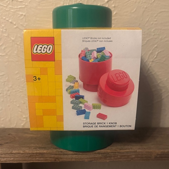 Lego Other - LEGO Green Storage Brick with Knob